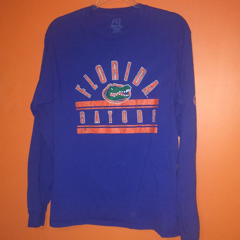 Blue Florida Gators Long Sleeve Shirt Woman’s Medium 8/10 w Free Pencil Case - Picture 9 of 12